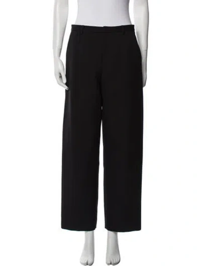 Pre-owned Acne Studios Wide Leg Pants In Black