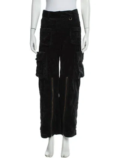 Pre-owned Acne Studios Wide Leg Pants In Black
