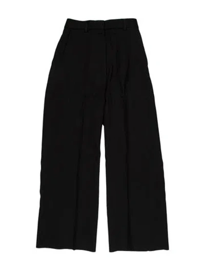 Pre-owned Acne Studios Wide Leg Pants In Black
