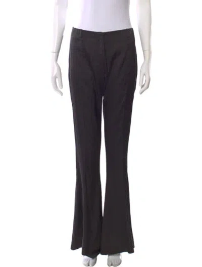 Pre-owned Acne Studios Wide Leg Pants In Black