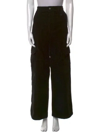 Pre-owned Acne Studios Wide Leg Pants In Black