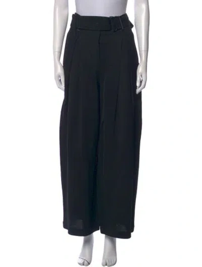 Pre-owned Acne Studios Wide Leg Pants In Black