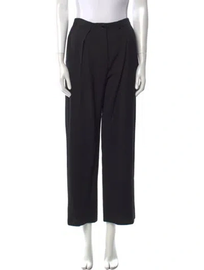 Pre-owned Acne Studios Wide Leg Pants In Black