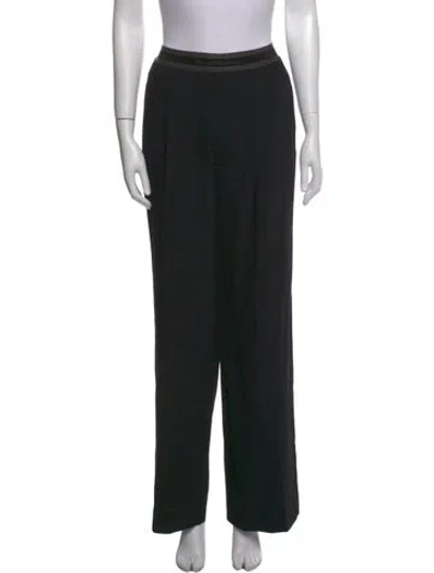 Pre-owned Acne Studios Wide Leg Pants In Black