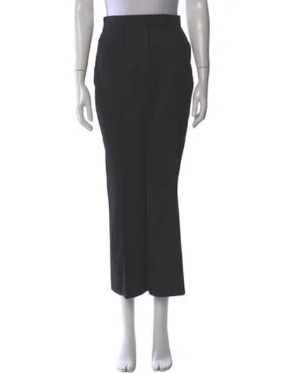 Pre-owned Acne Studios Wide Leg Pants In Black