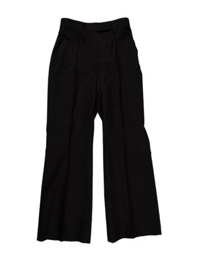 Pre-owned Acne Studios Wide Leg Pants In Black