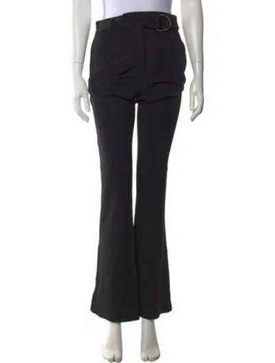Pre-owned Acne Studios Wide Leg Pants In Black