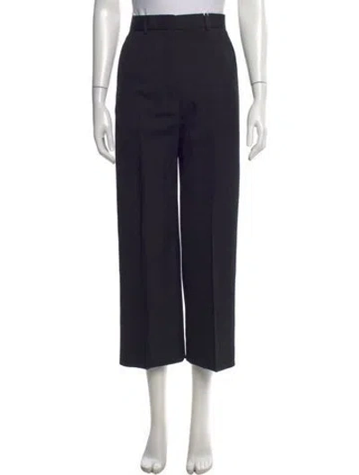 Pre-owned Acne Studios Wide Leg Pants In Black