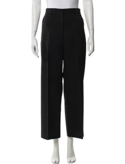 Pre-owned Acne Studios Wide Leg Pants In Black