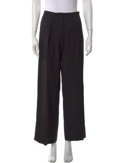 Pre-owned Acne Studios Wide Leg Pants In Black