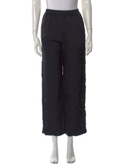 Pre-owned Acne Studios Wide Leg Pants In Black