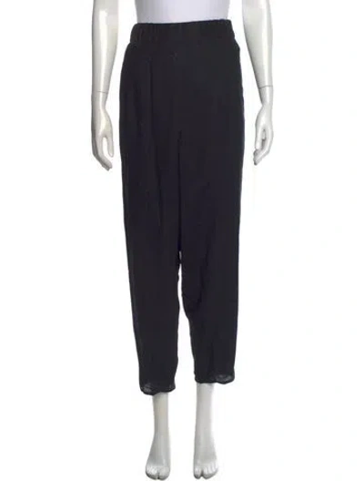 Pre-owned Acne Studios Wide Leg Pants In Black