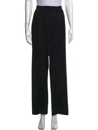 Pre-owned Acne Studios Wide Leg Pants In Black