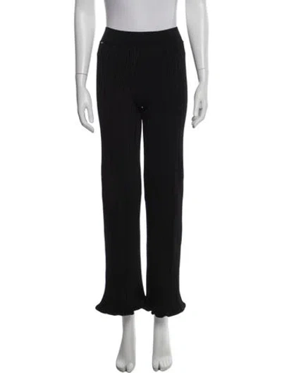 Pre-owned Acne Studios Wide Leg Pants In Black