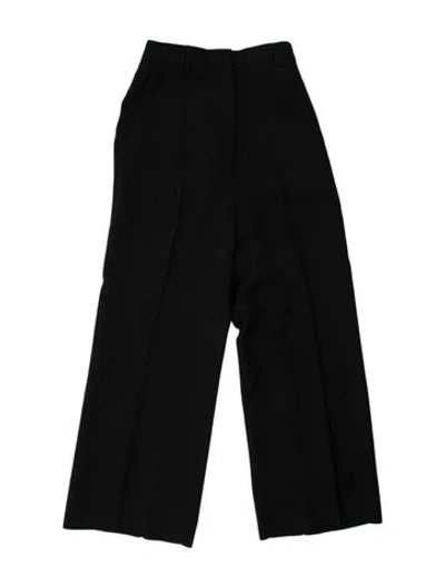 Pre-owned Acne Studios Wide Leg Pants In Black