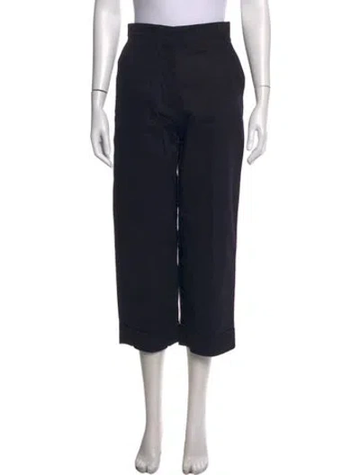 Pre-owned Acne Studios Wide Leg Pants In Black