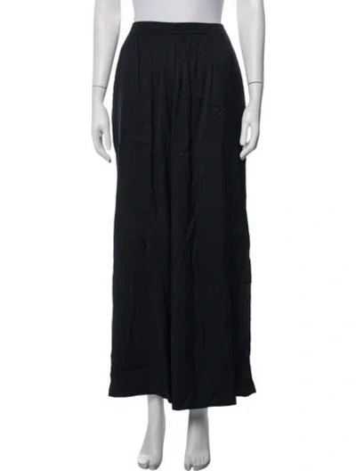Pre-owned Acne Studios Wide Leg Pants In Black