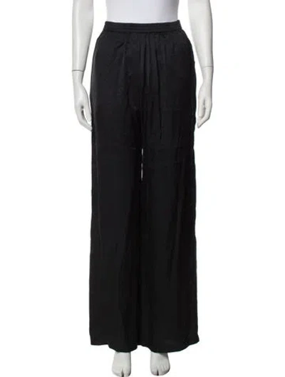 Pre-owned Acne Studios Wide Leg Pants In Black