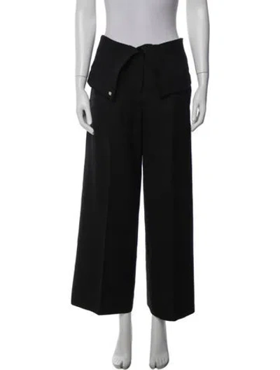 Pre-owned Acne Studios Wide Leg Pants In Black