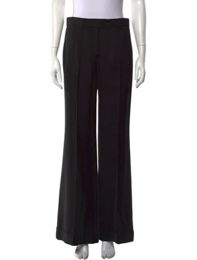 Pre-owned Acne Studios Wide Leg Pants In Black