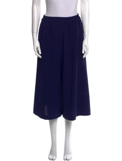 Pre-owned Acne Studios Wide Leg Pants In Blue
