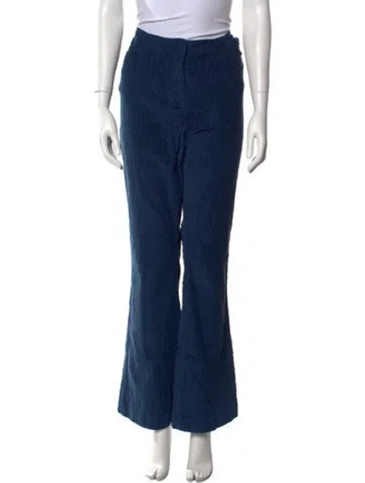 Pre-owned Acne Studios Wide Leg Pants In Blue