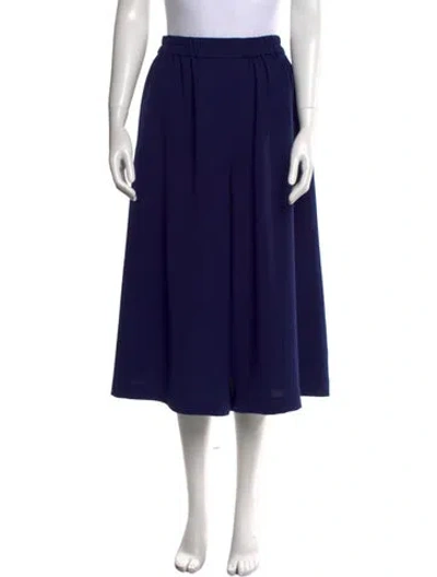 Pre-owned Acne Studios Wide Leg Pants In Blue