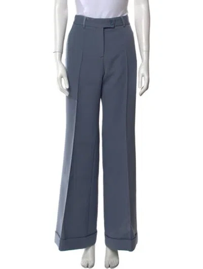 Pre-owned Acne Studios Wide Leg Pants In Blue
