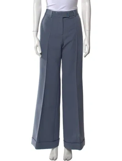 Pre-owned Acne Studios Wide Leg Pants In Blue