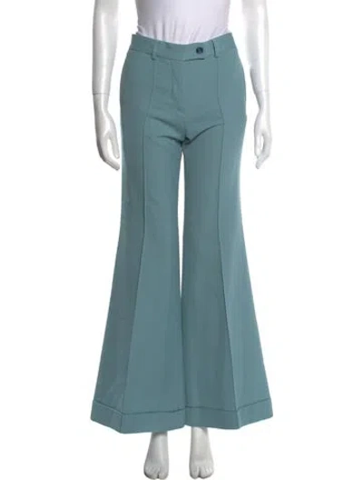 Pre-owned Acne Studios Wide Leg Pants In Blue