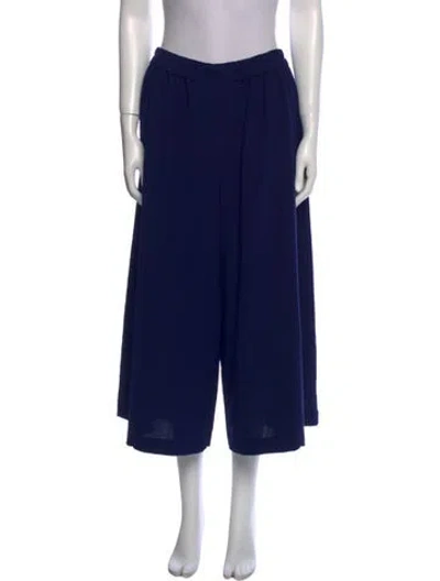 Pre-owned Acne Studios Wide Leg Pants In Blue