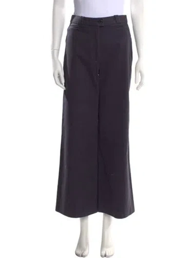 Pre-owned Acne Studios Wide Leg Pants In Blue