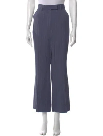 Pre-owned Acne Studios Wide Leg Pants In Blue