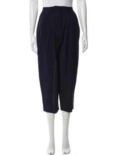 Pre-owned Acne Studios Wide Leg Pants In Blue