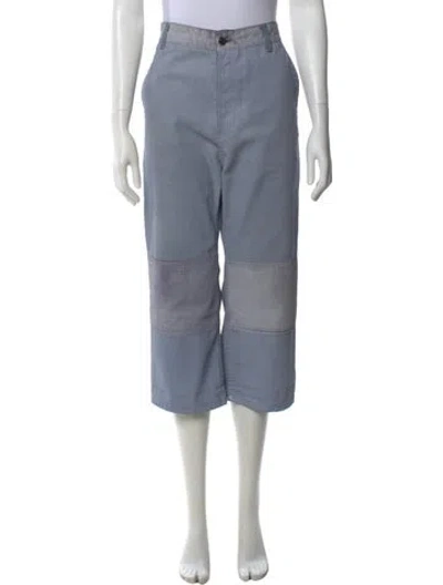 Pre-owned Acne Studios Wide Leg Pants In Blue