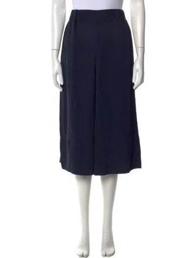 Pre-owned Acne Studios Wide Leg Pants In Blue
