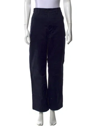 Pre-owned Acne Studios Wide Leg Pants In Blue