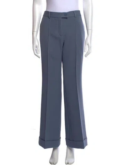 Pre-owned Acne Studios Wide Leg Pants In Blue