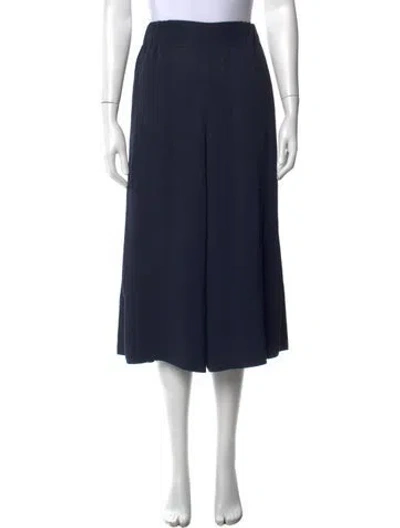 Pre-owned Acne Studios Wide Leg Pants In Blue