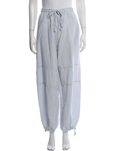 Pre-owned Acne Studios Wide Leg Pants In Blue