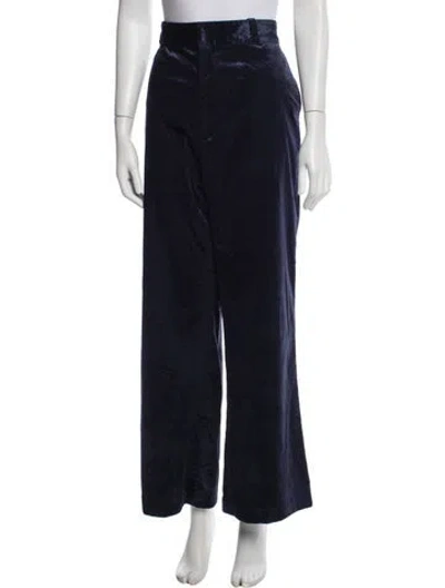 Pre-owned Acne Studios Wide Leg Pants In Blue