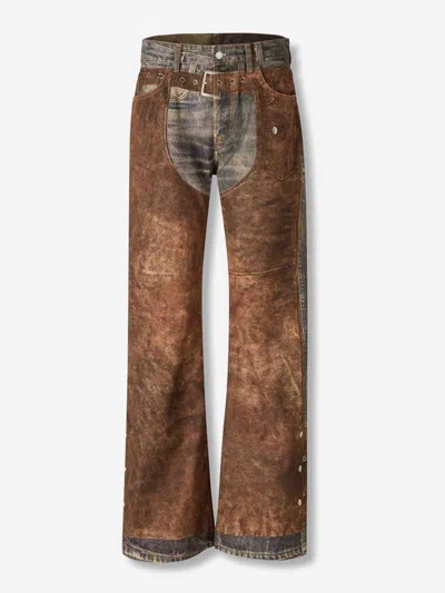 Acne Studios Wide-leg Pants In Brown
