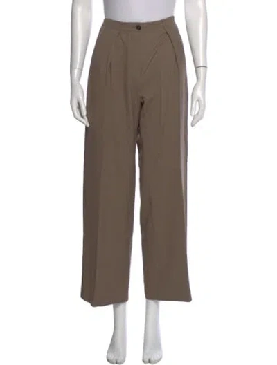 Pre-owned Acne Studios Wide Leg Pants In Brown