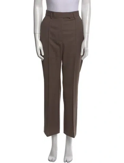 Pre-owned Acne Studios Wide Leg Pants In Brown