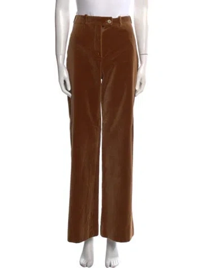 Pre-owned Acne Studios Wide Leg Pants In Brown