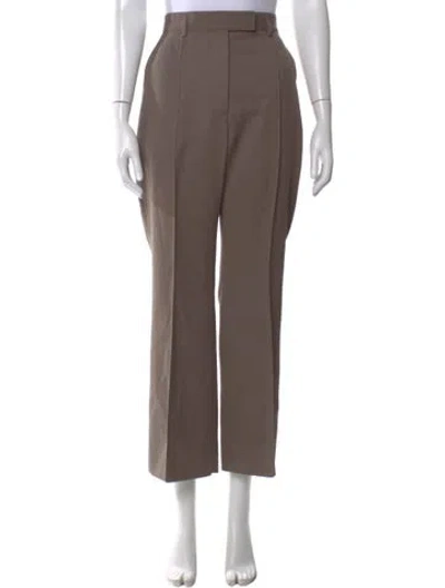 Pre-owned Acne Studios Wide Leg Pants In Brown