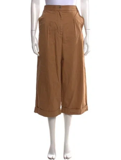 Pre-owned Acne Studios Wide Leg Pants In Brown
