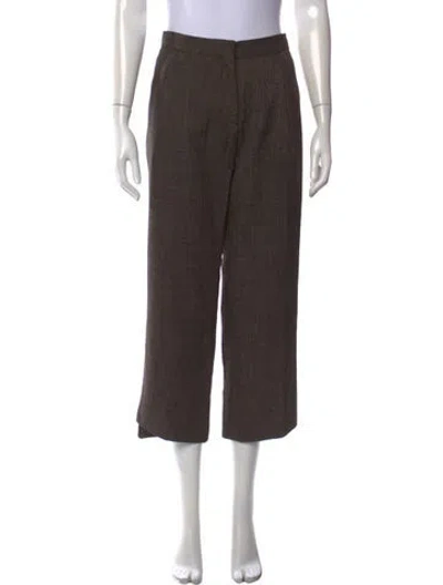 Pre-owned Acne Studios Wide Leg Pants In Brown