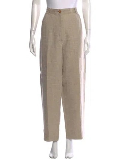 Pre-owned Acne Studios Wide Leg Pants In Brown