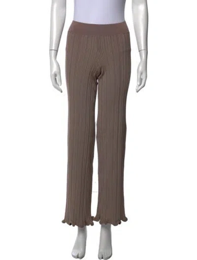 Pre-owned Acne Studios Wide Leg Pants In Brown